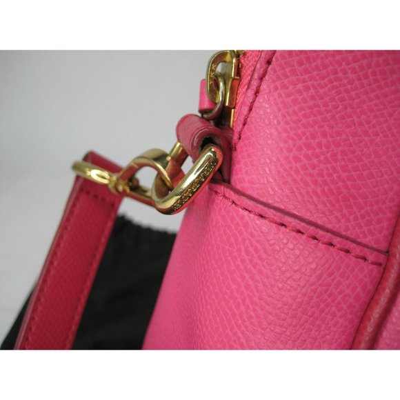 Vera Bradley Pink Leather Purse Adjustable Shoulder Strap Double Handles Spring - Picture 12 of 12